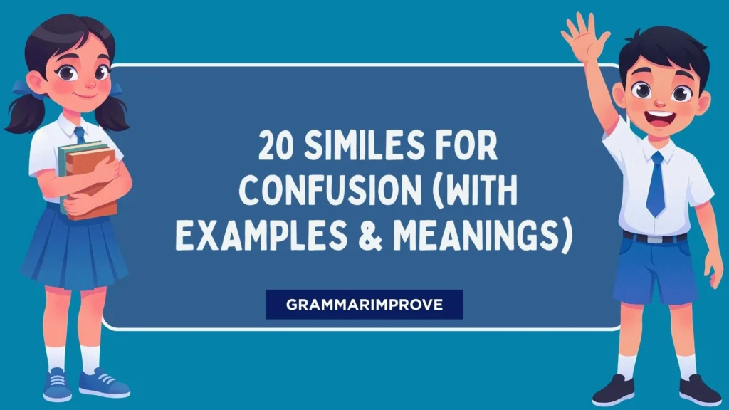 Similes for Confusion (With Examples & Meanings)