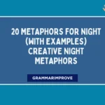 Metaphors for Night (With Examples) Creative Night Metaphors