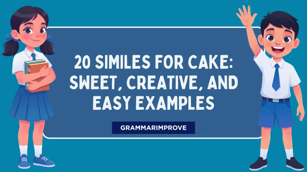 Similes for Cake: Sweet, Creative, and Easy Examples
